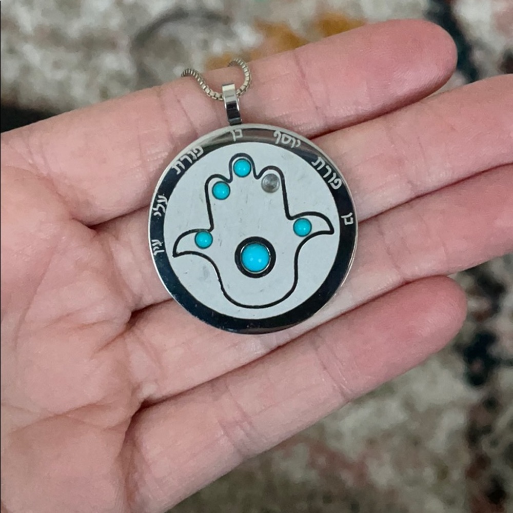 Hamsa necklace
